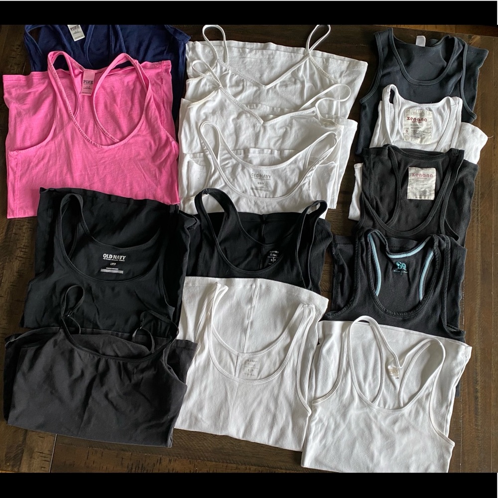 Lot of 14 tank tops